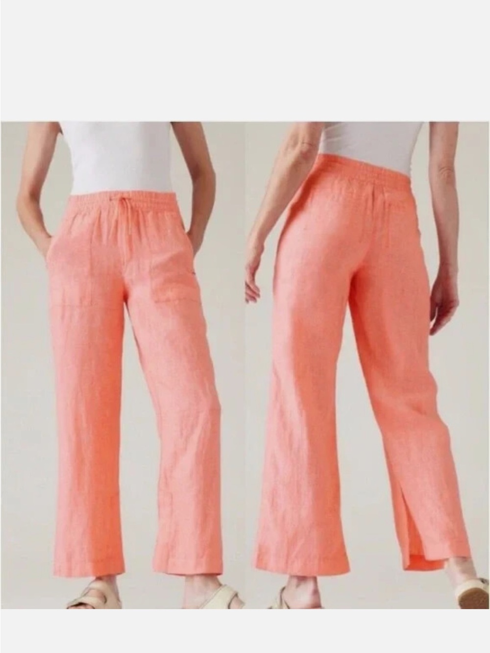 Athleta Retreat Linen Pants NWT!